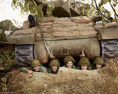 These Gorgeous Colorized Photos Of The Front Lines Of Ww2 Bring The