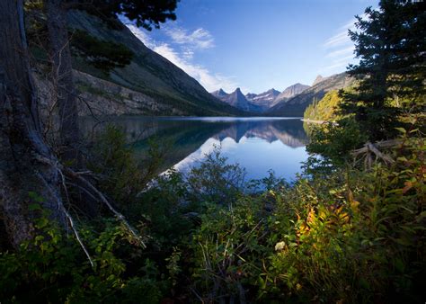 Landscape Photo Under White Cloud Blue Skies Hd Wallpaper Wallpaper Flare