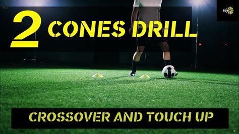 Easy Setup 2 Cones Soccer Drill Dribbling Drill Youtube