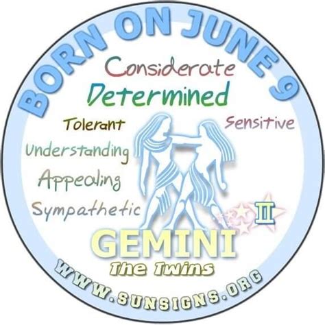 Sunsignsorg June 9th Birthday Astrology Profile