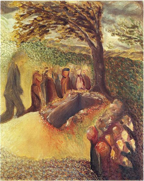 Arnold Schoenbergs Painting The Burial Of Mahler 1915 Gustav Mahler
