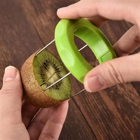 Mini Fruit Kiwi Cutter Peeler Slicer Kiwi Pitaya Peeling Tools Kitchen