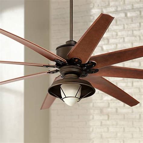 Read up on this trend and see if one is right for you. 72" Predator Bronze Outdoor Ceiling Fan with Light Kit ...