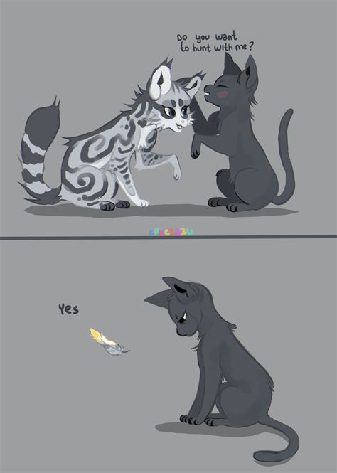 Feathertail And Crowpaw By Kristasy On Deviantart