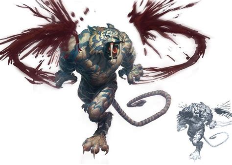 Weretiger Amazing Beasts Altered Beast Fantasy Beasts