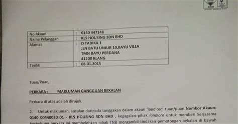Gangguan elektrik terhadap talian pengisyarat kerajaan 47. BAYU VILLA APARTMENT KLANG: Notis Makluman Gangguan ...