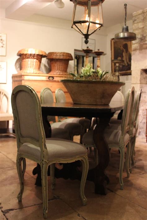 Check out these reupholstered dining chairs for a complete tutorial. Large Set of 12 French Painted Dining Chairs in the Louis ...