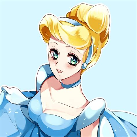 Today, we are showing you 15 disney princesses reimagined as anime. Anime Disney Princess Cinderella | Anime Disney princesses ...