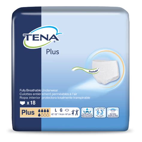 Tena Protective Underwear Plus Large Case Of 72 Riteway Subscriptions