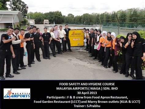 Asia tent international sdn bhd. prabhu the trainer: Food Safety and Hygiene Course for ...