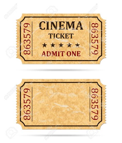 Retro cinema ticket and empty ticket , #sponsored, #cinema, #Retro, #empty, #ticket | Ticket de 