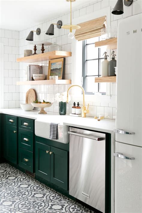 Cornmeal (yellow) and carolina parakeet (green), behr 8. Our Paint Guide to Cabinet Colors — STUDIO MCGEE
