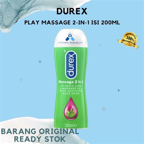 Jual Durex Play Massage 2 In 1 Isi 200ml Pelumas Lubricant Gel