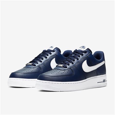 nike air force 1 07 an20 midnight navy white trainers mens shoes