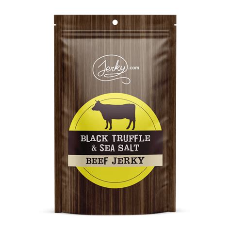 All Natural Beef Jerky Black Truffle And Sea Salt
