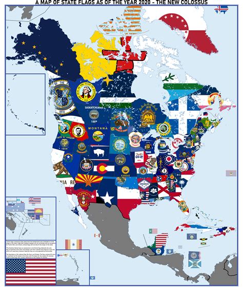 State Flags Map See Spreadsheet Rthenewcolossusmaps