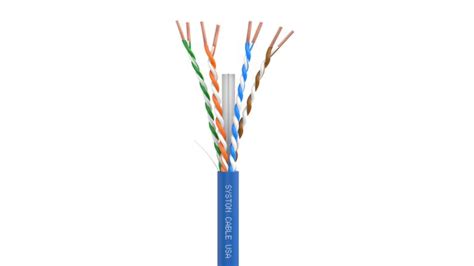 Premium Cat E Stranded Ethernet Cable Copper Tangle Free Riser Rated
