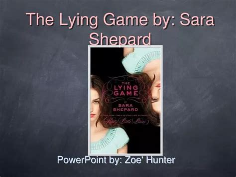 Ppt The Lying Game By Sara Shepard Powerpoint Presentation Free Download Id4235456