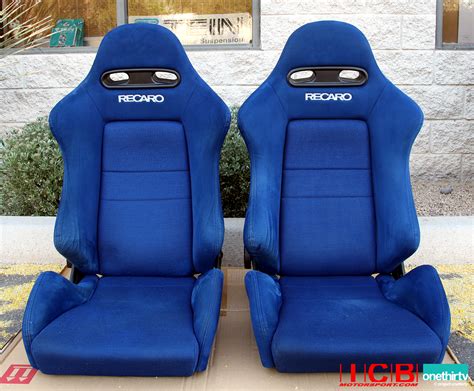 Used JDM Integra DC5 Type R Blue Recaro Seats Conditon 8 10