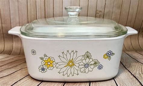 Shop for corningware casserole dishes online at target. Vintage Corning Ware Floral Bouquet Covered Casserole Dish ...