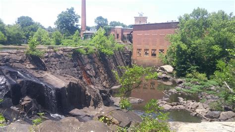 A Waterfall Behind An Abandoned Mill In Jamestown Nc Rurbanexploration