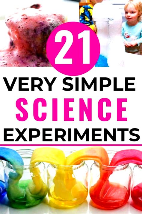 21 Quick And Simple Science Experiments For Toddlers That Ar In 2020