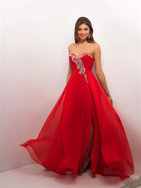 Cute Dress And My Fav Color Red Blush Prom Dress Cute Red