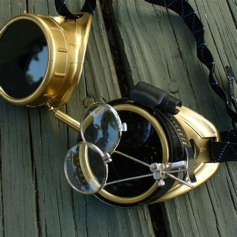Steampunk Goggles Glasses Time Travel Crazy By Oldjunkyardboutique