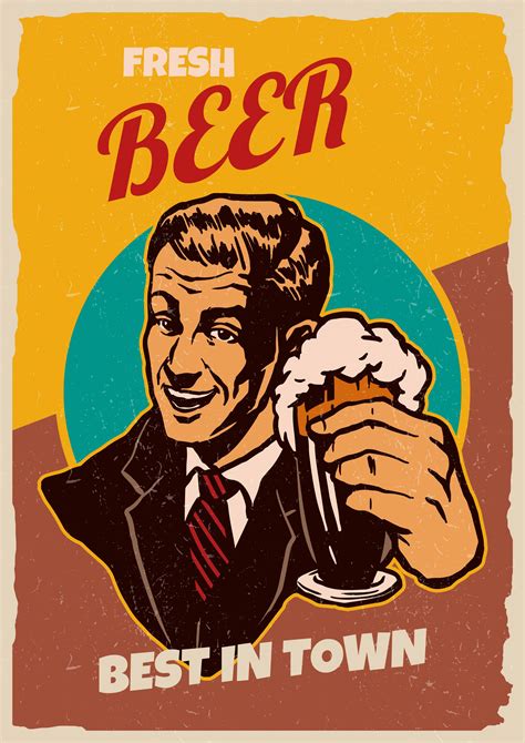 12 Retro Beer Posters Beer Poster Beer Poster Design