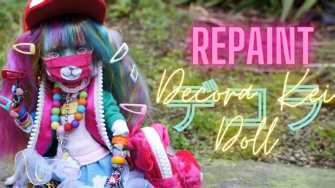 Repaint Decora Kei Inspired Ooak Custom Doll Youtube