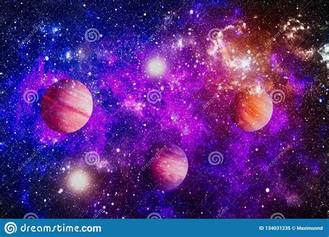 Cosmic Clouds Of Mist On Bright Colorful Backgrounds Elements Of This
