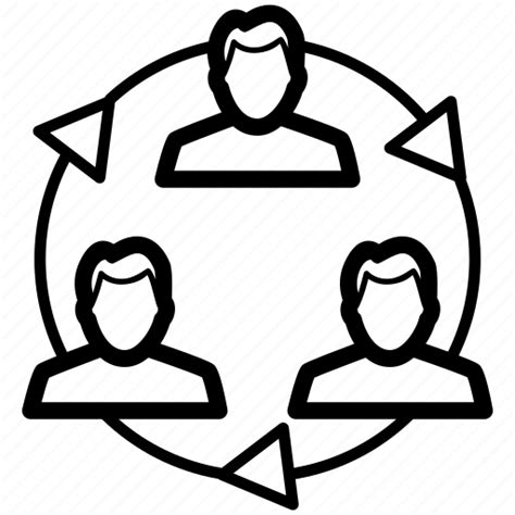 Communication Group People Sharing Talking Team Icon