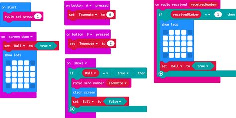 Here you can post a code to a game and play it with others. Microbit Radio Games | MB4: Choose a Teammate