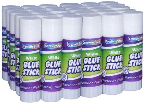 Creativity Street Large Glue Sticks 30 Pack White 70 Ounce Want
