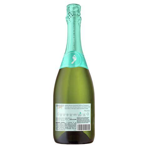 Barefoot Bubbly Moscato Spumante Champagne Sparkling Wine 750ml