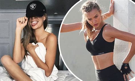 Josephine Skriver Gets Naked To Show Love For The Raiders Daily Mail