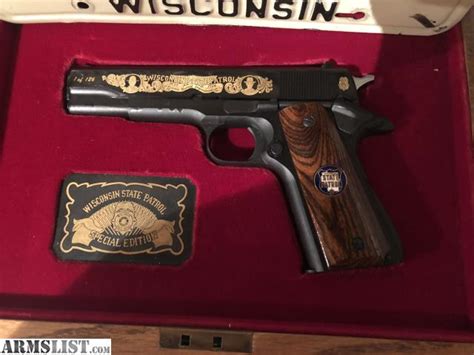 Armslist For Saletrade 1985 Colt 1911 Wisconsin State Patrol