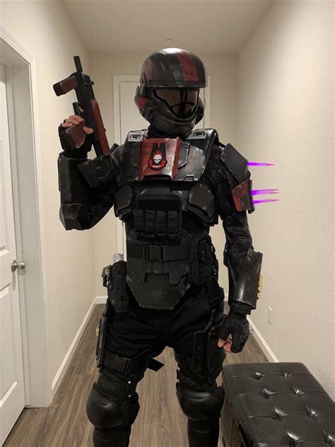 Odst Cosplay Jumping Feet First Into Hell Rhalo