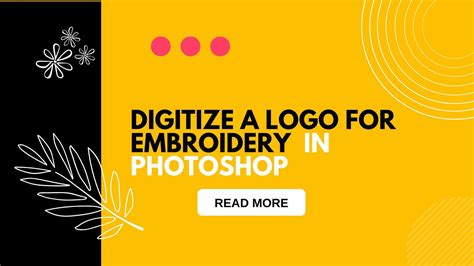 How To Digitize A Logo For Embroidery In Photoshop Learn More