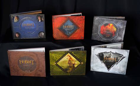 Full Set Of 6 Chronicles The Art Of The Hobbit Books Weta Signed 1st