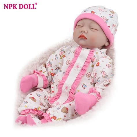 Npkdoll Reborn Baby Doll 22 Inch 55cm Lifelike Realistic Sleeping Dolls