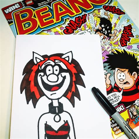 Beano Style Crafterella · How To Draw And Paint A Piece Of Character Art