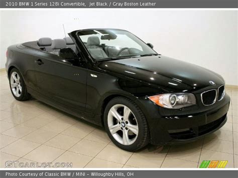 The 1 series now represents the sole rag top of the bmw brand in the u.s. Jet Black - 2010 BMW 1 Series 128i Convertible - Gray ...