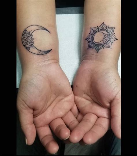 Sun And Moon Matching Tattoos And Meanings She So Healthy