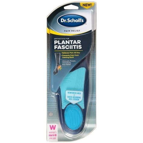 Dr Scholls Pain Relief Orthotics For Plantar Fasciitis For Women Size