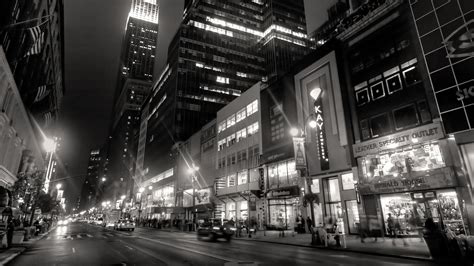 1920x1080 New York Buildings People Lights New York Night City