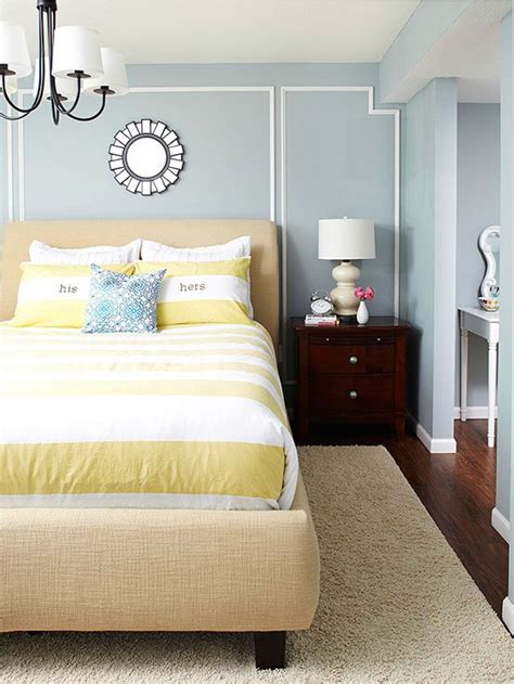 Yellow and blue is a color combination that seems to work best with a beachy, coastal style that is both elegant and breezy. Paint This! Blue Bedrooms - It All Started With Paint
