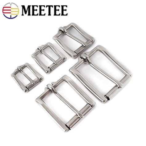 Meetee 1pc2pcs 1720263438mm Stainless Steel Belt Buckle Head Bag