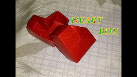 Making Origami Heart Box Origami Heart Heart Box Origami