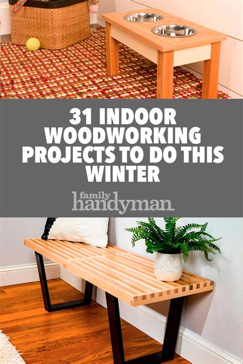 Find great wood projects for beginners. 31 Indoor Woodworking Projects to Do This Winter ...